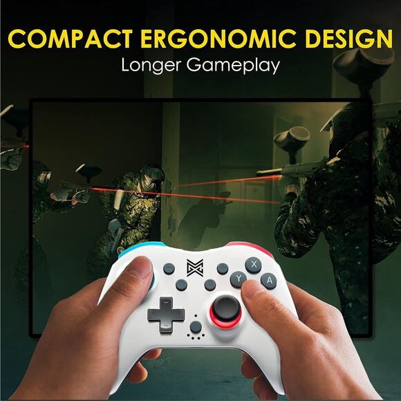 MGC Switchplate Wireless Controller for Nintendo Switch, Windows PC, OLED NEW - Picture 4 of 6